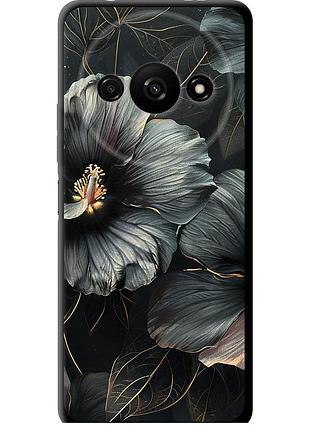 Чохол tpu на телефон xiaomi redmi a3 чорні квіти "6031b-3657-58250"