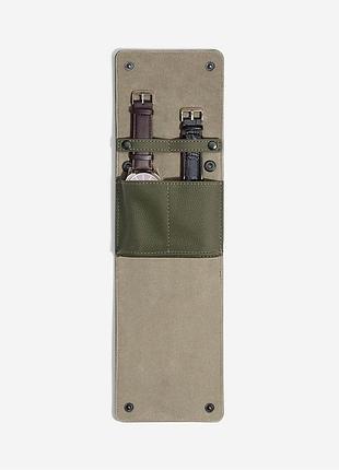 Футляр для двух часов travel stackers olive green, 14,5*11*2 см, nd-74575 nai