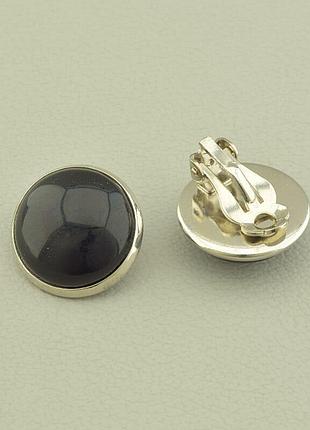 117698 серьги агат 18х18