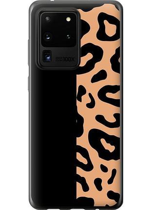 Чехол 2d пластиковый на телефон samsung galaxy s20 ultra пятна леопарда "4269t-1831-58250"