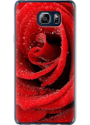 Чохол 2d пластиковий на телефон samsung galaxy note 5 n920c червона троянда "529t-127-58250"