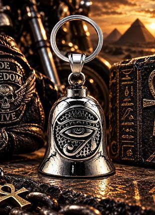 Мотоциклетный колокольчик удачи око гора – байкерский брелок eye of horus в египетском стиле