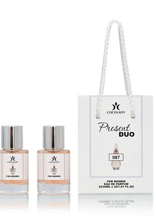 Парфюм present duo 2x30ml шипровый аромат для женщин givenchy ange ou demon le secret / живанши ангел и демон секрет / 60 мл