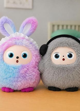 Игрушка с искусственным интеллектом bobo / интерактивная плюшевая игрушка bobo с ai, голосом и led глазами / умная игрушка 22х25см