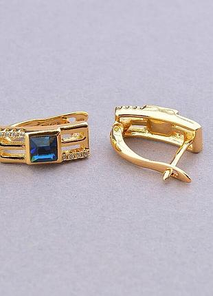 101733 сережки 'xuping' swarovski (позолота 18к)