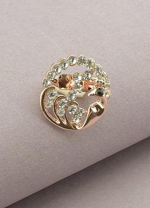 078699 брошка 'fashion' crystal