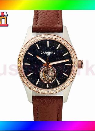 Bs часы женские механические best mix carnival lady elite leather classic (2 ремешка) bas77/n