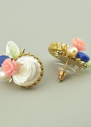 044996 серьги 'hand made' майорка бижутерный сплав
