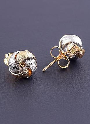 095115 серьги 'xuping' (позолота-родий)