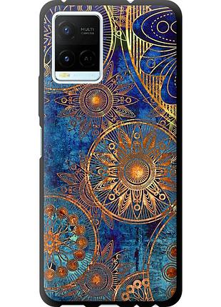 Чохол tpu на телефон vivo y21 золотий візерунок "678b-669-58250"