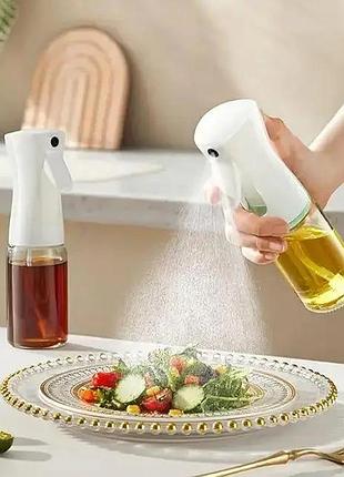 Распылитель для масла, диспенсер для распыления масла, уксуса, воды / спрей бутылка для масла 300мл