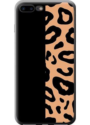 Чохол силіконовий на телефон iphone 7 plus плями леопарда "4269u-337-58250"