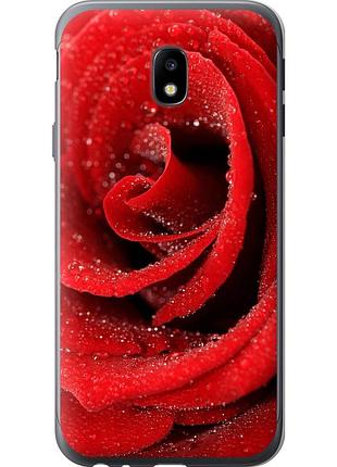 Чохол 2d пластиковий на телефон samsung galaxy j3 (2017) червона троянда "529t-650-58250"