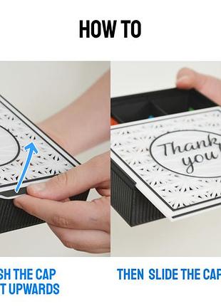 Подарочная коробка thank you box 152×148×41 мм