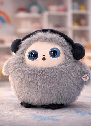 Игрушка с искусственным интеллектом bobo / интерактивная плюшевая игрушка bobo с ai, голосом и led глазами / умная игрушка 22х25см