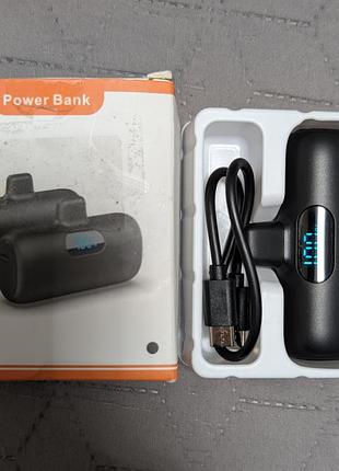 Power bank 5000 mah hx45x2 lightning/ type-c, внешний аккумулятор