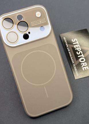 Чохол для iphone 17 pro max 6.9 lensguard case з magsafe матовий і захисне скло блока камер сірий (gray)