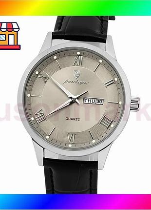 Bs годинник чоловічий наручний best mix poedagar berlin premium leather (2 ремінці) bas77/n