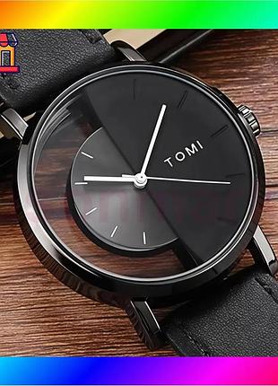 Bs годинник чоловічий наручний best mix tomi gentleman чорний bas77/n
