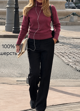 Водолазка, светр, гольф united colors of benetton (100% вовна мериноса), розмір с
