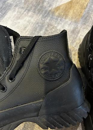 Ботинки converse на ,черевики шкіра натуральна 5