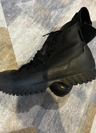 Ботинки converse на ,черевики шкіра натуральна 3