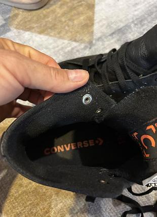 Ботинки converse на ,черевики шкіра натуральна 6