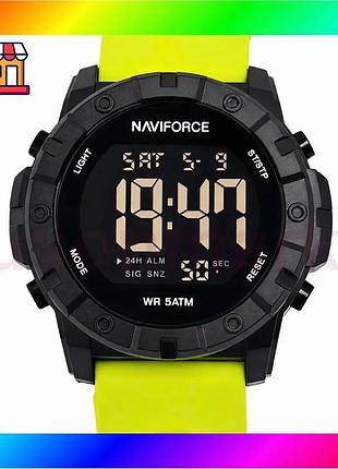 Bs годинник чоловічий водостійкий best mix тактичний naviforce professional brutal green (2 ремінці) bas77/n
