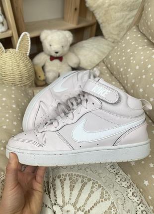 Кросівки жіночі nike court borough mid 2 рожеві, розмір 40, довжина устілки 25,5 см