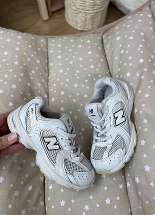 Кросівки для дітей new balance 530 білі, розмір 28, довжина устілки 17,5 см