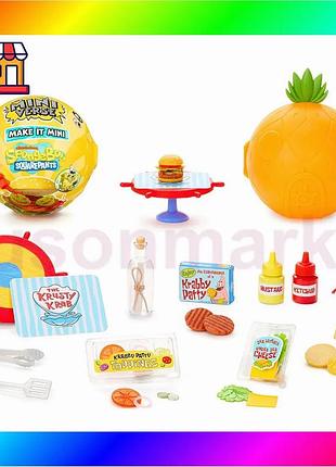 Bs игровой набор miniverse best mix серии "spongebob" – созды вкусы красоты краб (в ассорт, в дисп) bas77/n