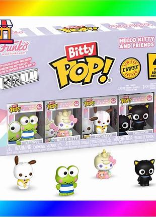 Bs набор игровых фигурок best mix bitty pop! серии "sanrio" - керопи (4 фигурки в асс.) bas77/n