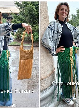 Сумочка  та припинда макраме