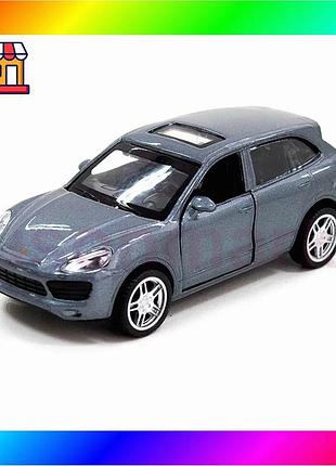 Bs автомодель - porsche best mix cayenne s (серебристый серый) bas77/n