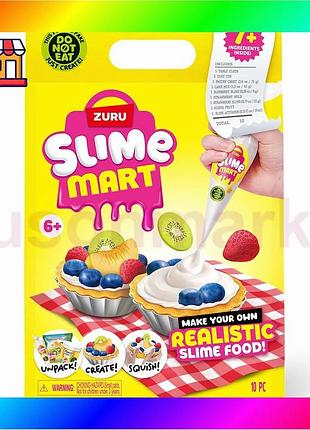 Bs игровой набор со best mix слаймами slime mart серии "shopping bag" – фруктовый тарт bas77/n