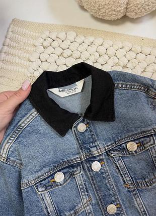 Піджак для дітей h&m джинсовий синій 104см 2