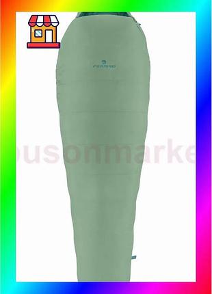 Bs спальний мішок ferrino best mix lightec 550 +10°c green (86153rvv) bas77/n