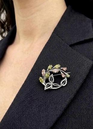 Брошь серебро 925 проб. производство харьков.