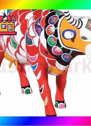 Bs статуетка корова shanghai best mix cow 30 х 9 х 20 см (size l) полістоун bas77/n