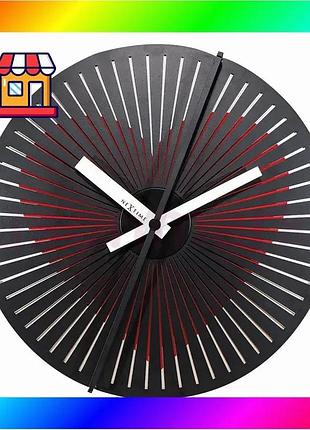 Bs годинник настінний nextime best mix motion clock heart динамічний малюнок (діаметр 30 см) bas77/n