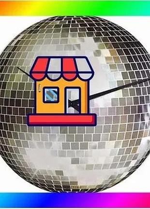 Bs часы настенные кварцевые best mix nextime disco маленькие (диаметр 20 см) серебристый bas77/n