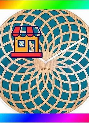 Bs часы настенные nextime best mix sun small turquoise (диаметр 35см) бирюзовый bas77/n