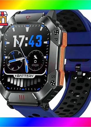 Bs розумний смарт-годинник smart best mix racer k+ blue rider з компасом (3 ремінці) bas77/n