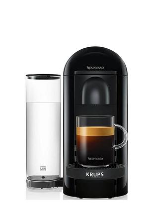 Капсульная кофе-машина krups nespresso vertuo plus xn903810 (black) оригинал
