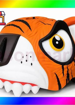 Bs детский шлем для best mix роликов monster tiger orange 49-55 см bas77/n
