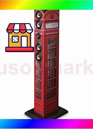 Bs мультимедійна bluetooth-колонка bigben best mix interactive london design червоний bas77/n