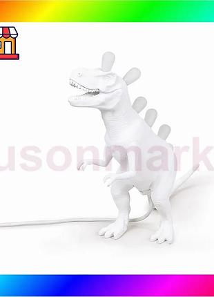 Bs светильник ночник seletti best mix динозавр 2вт (33.5 х 39 х 13 см) белый bas77/n