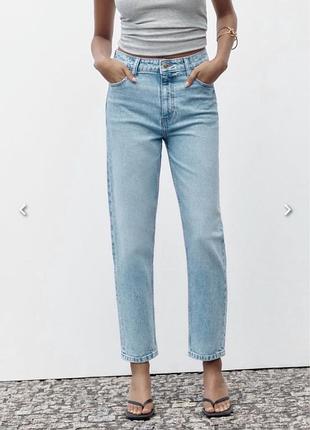 Джинси жіночі zara mom 4