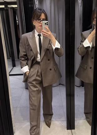 Брючний костюм жіночий zara вовна