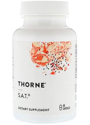 Bs поддержка печени, sat, best mix thorne, 60 капсул bas77/n